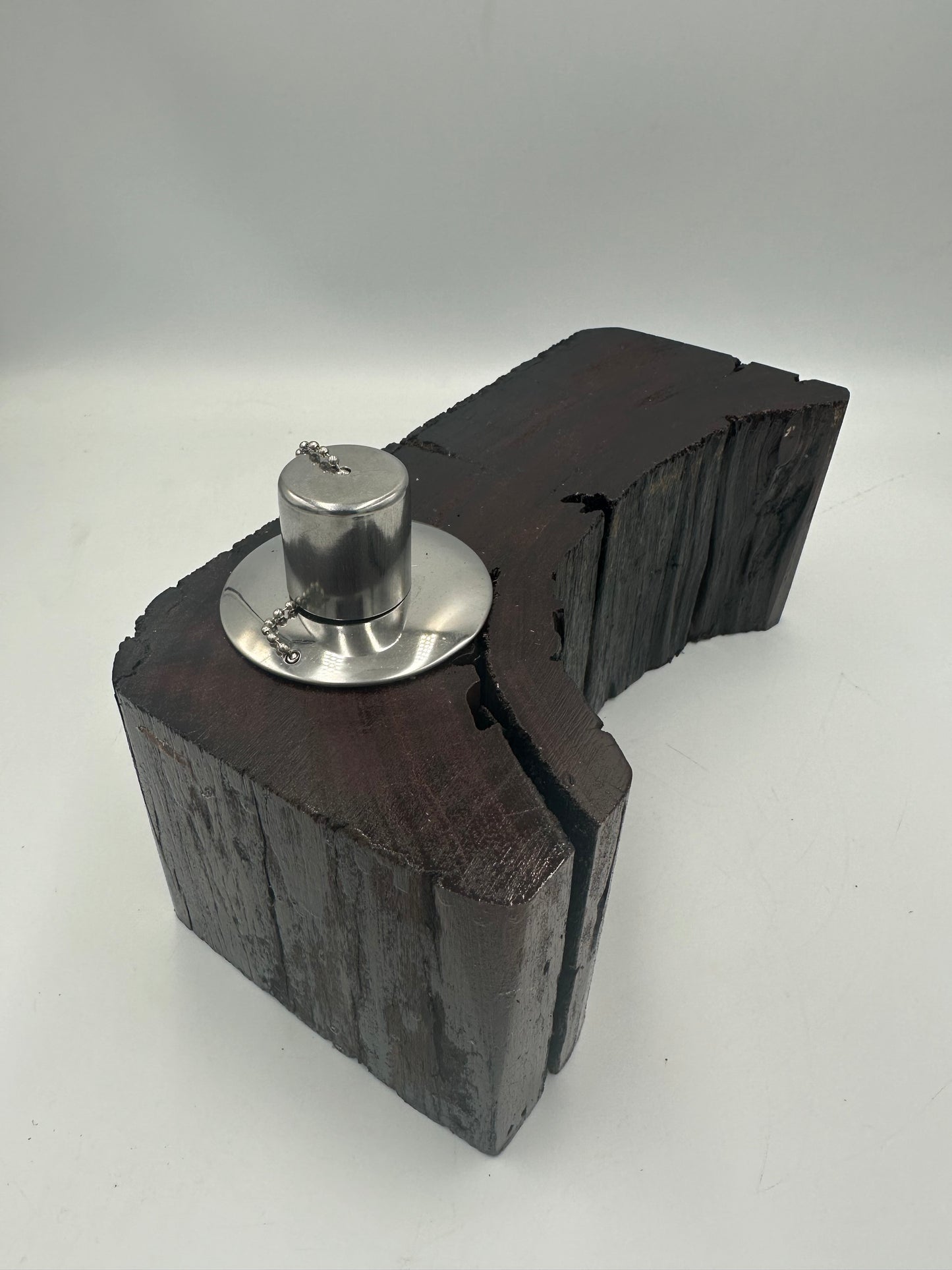 Recycled Wooden Oil Burner Large 31