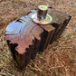 Recycled Wooden Oil Burner Large 46