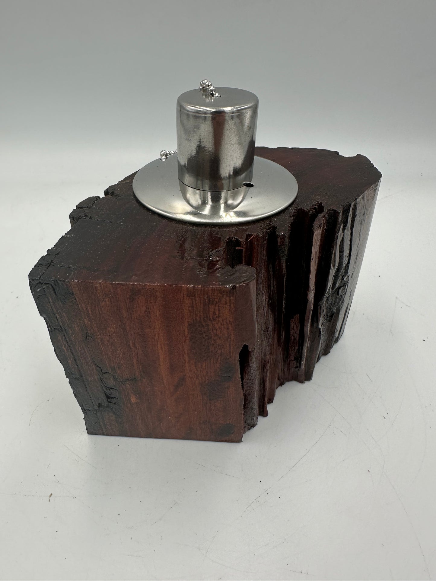 Recycled Wooden Oil Burner Small 105