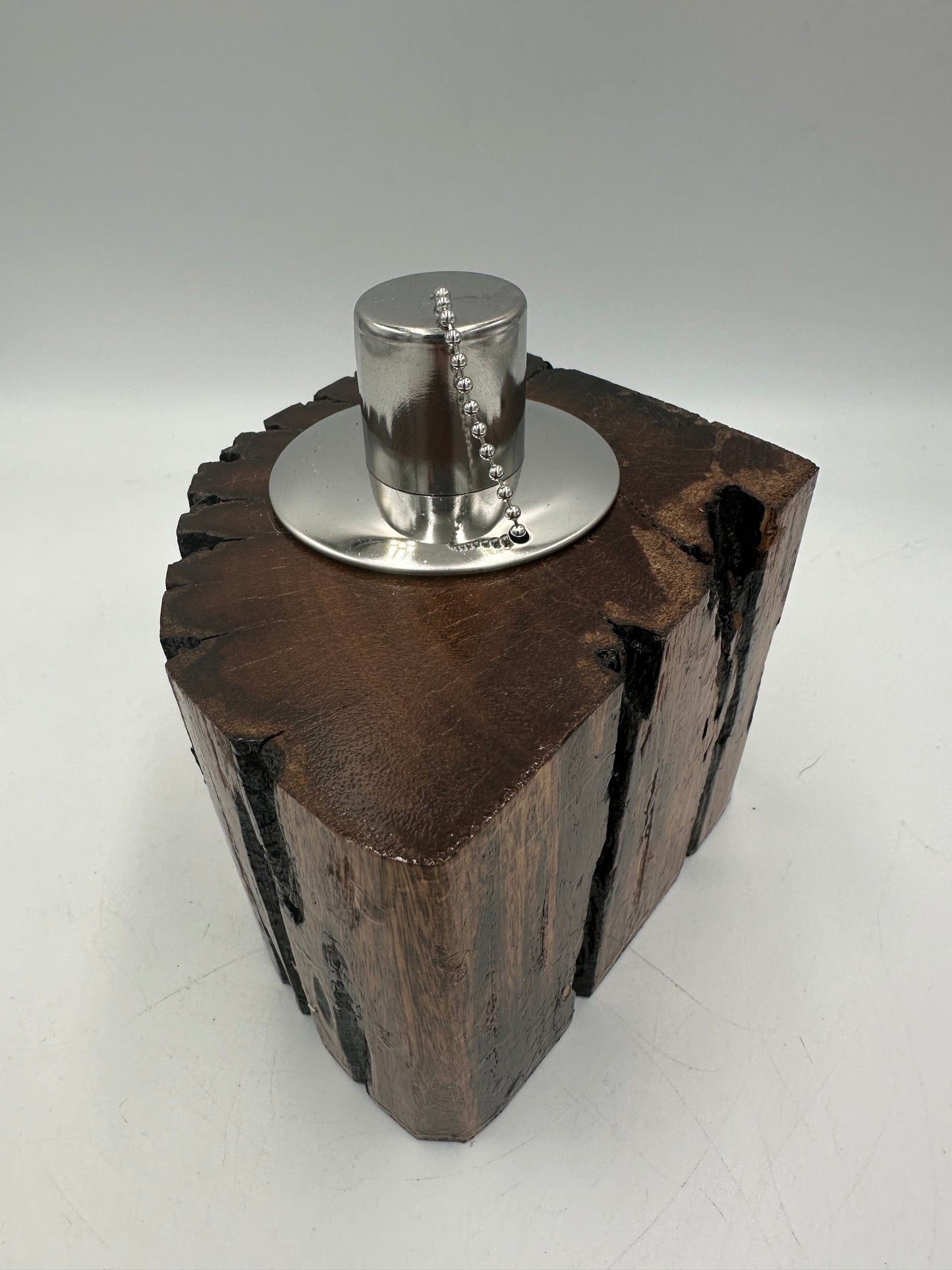 Recycled Wooden Oil Burner Small 101