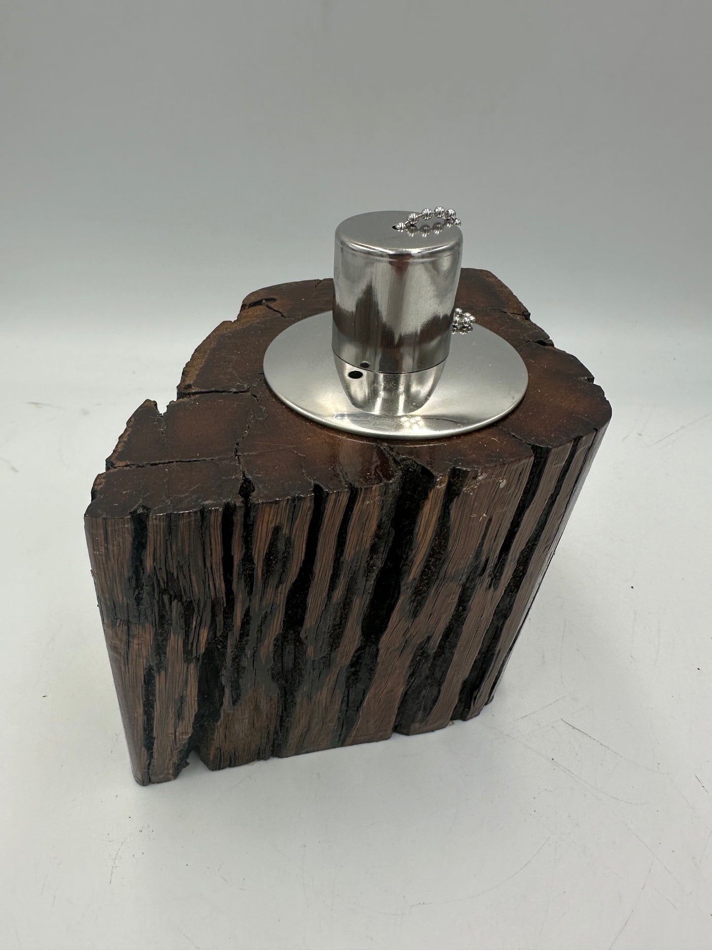 Recycled Wooden Oil Burner Small 110