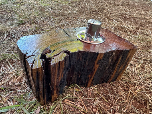 Recycled Wooden Oil Burner Large 99