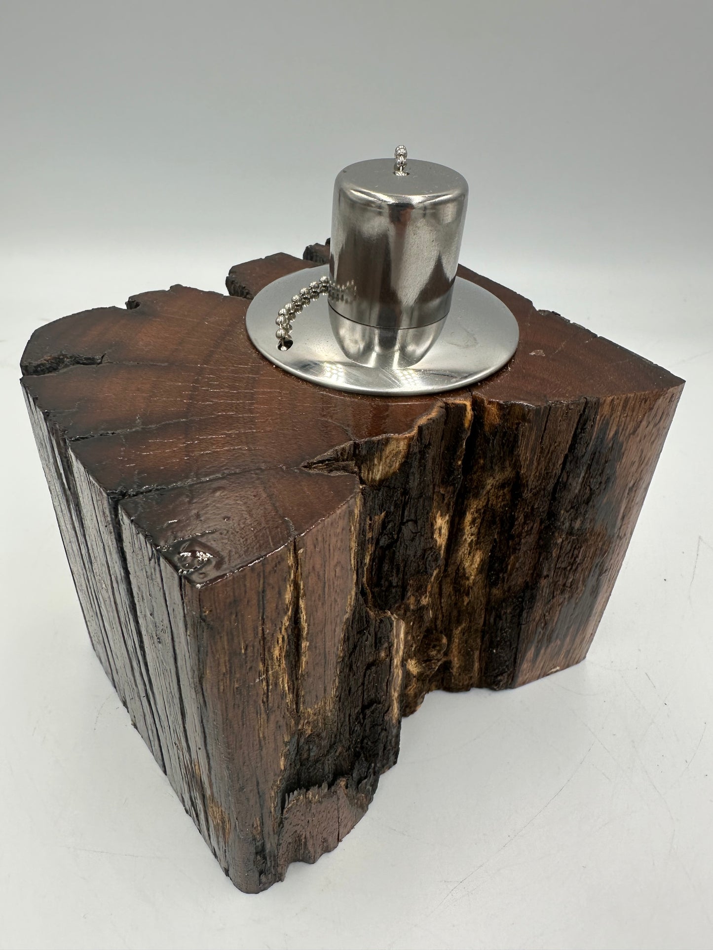 Recycled Wooden Oil Burner Small 109