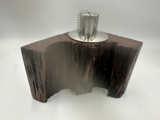 Recycled Wooden Oil Burner Small 67