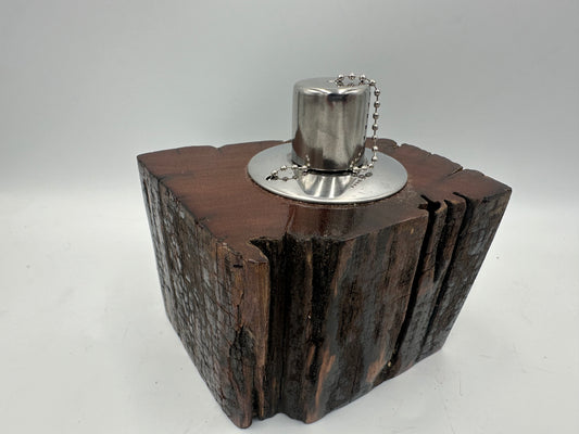 Recycled Wooden Oil Burner Small 49