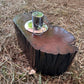 Recycled Wooden Oil Burner Large 42