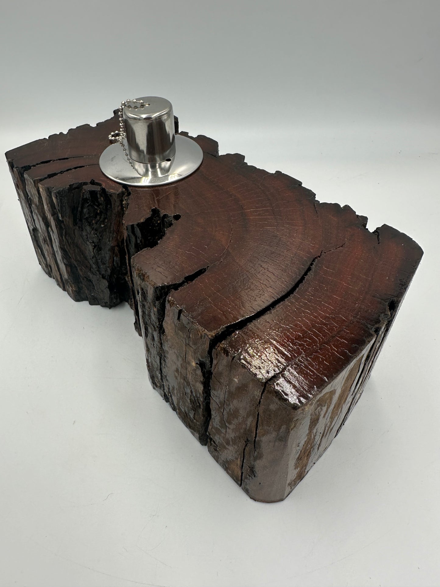 Recycled Wooden Oil Burner Large 15