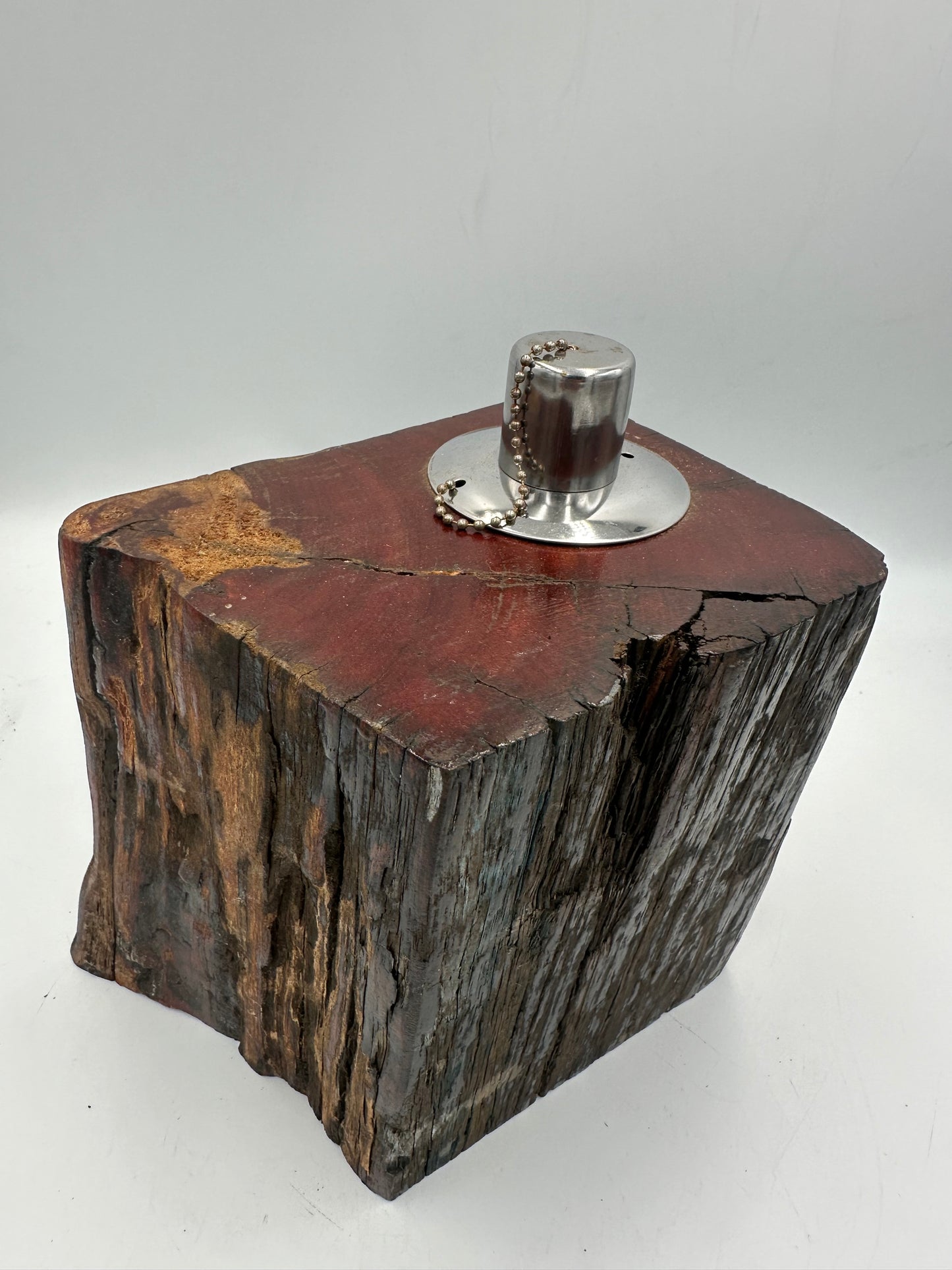 Recycled Wooden Oil Burner Small 60