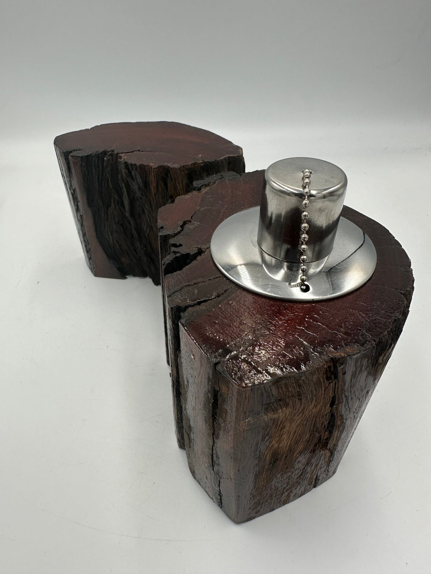 Recycled Wooden Oil Burner Large 14