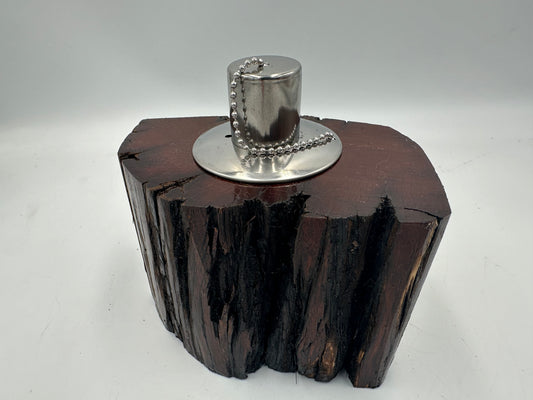 Recycled Wooden Oil Burner Small 89