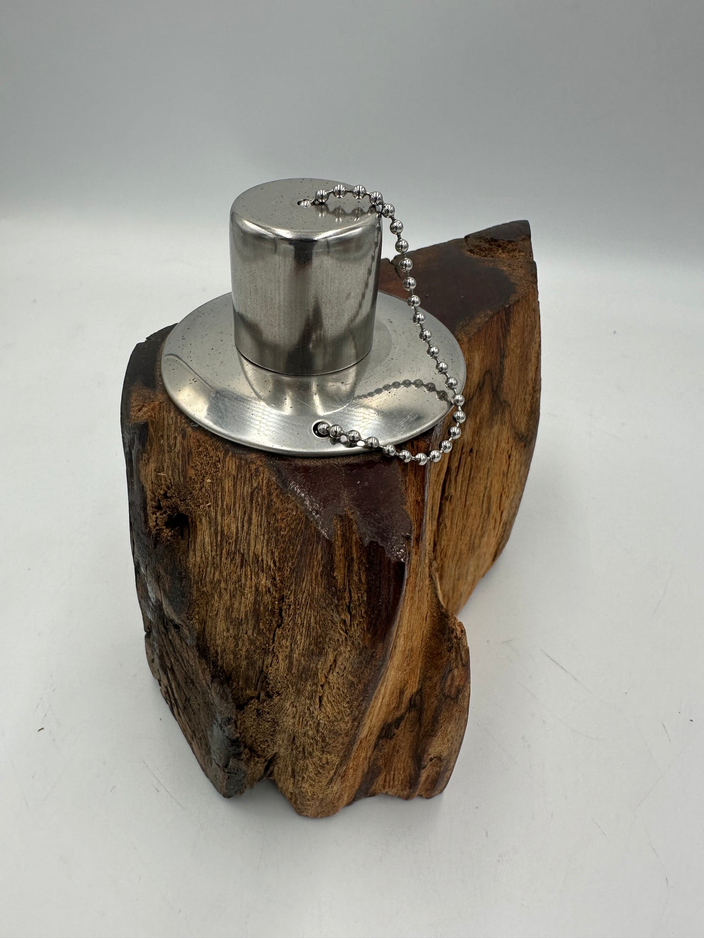 Recycled Wooden Oil Burner Small 48