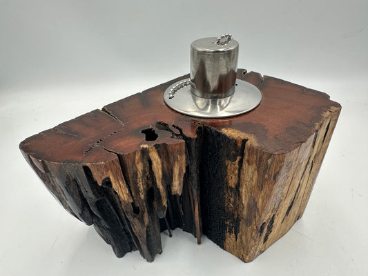 Recycled Wooden Oil Burner Medium 87