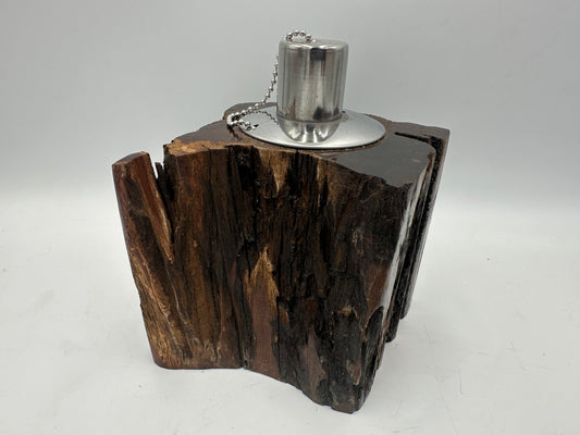 Recycled Wooden Oil Burner Small 50