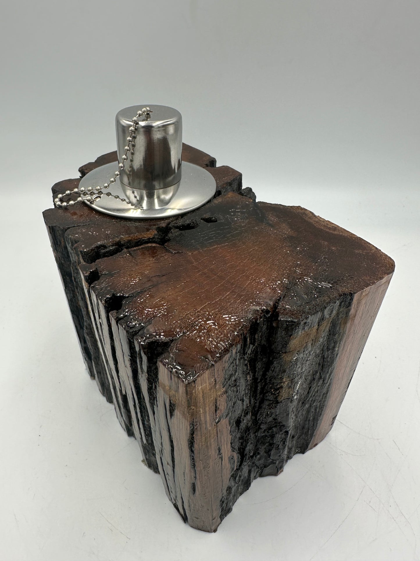 Recycled Wooden Oil Burner Large 97