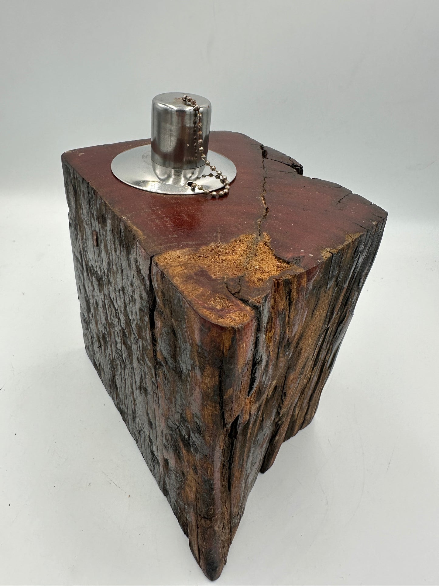 Recycled Wooden Oil Burner Small 60