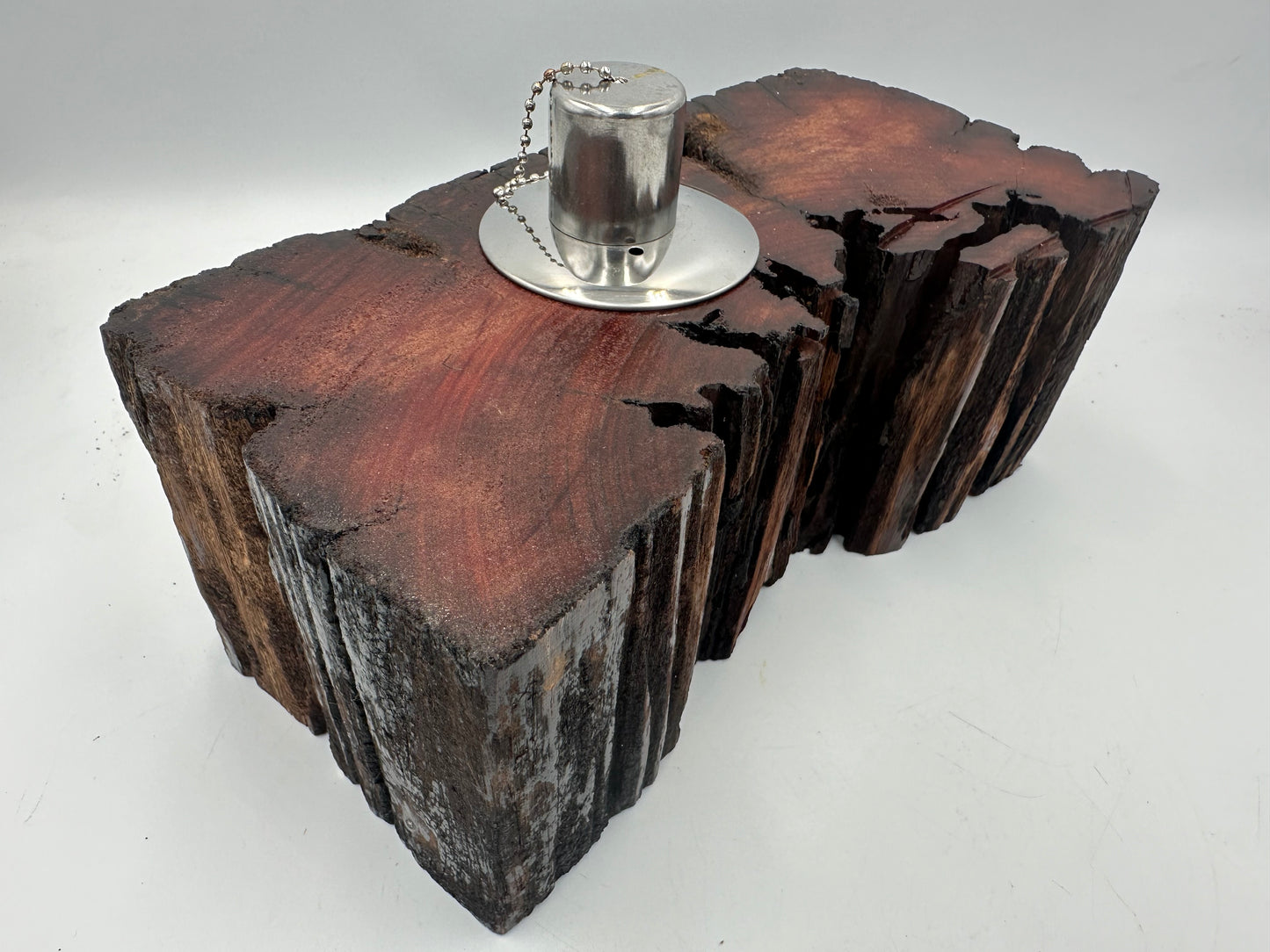 Recycled Wooden Oil Burner Large 56