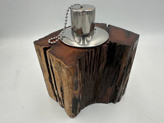 Recycled Wooden Oil Burner Small 44