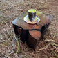 Recycled Wooden Oil Burner Small 110