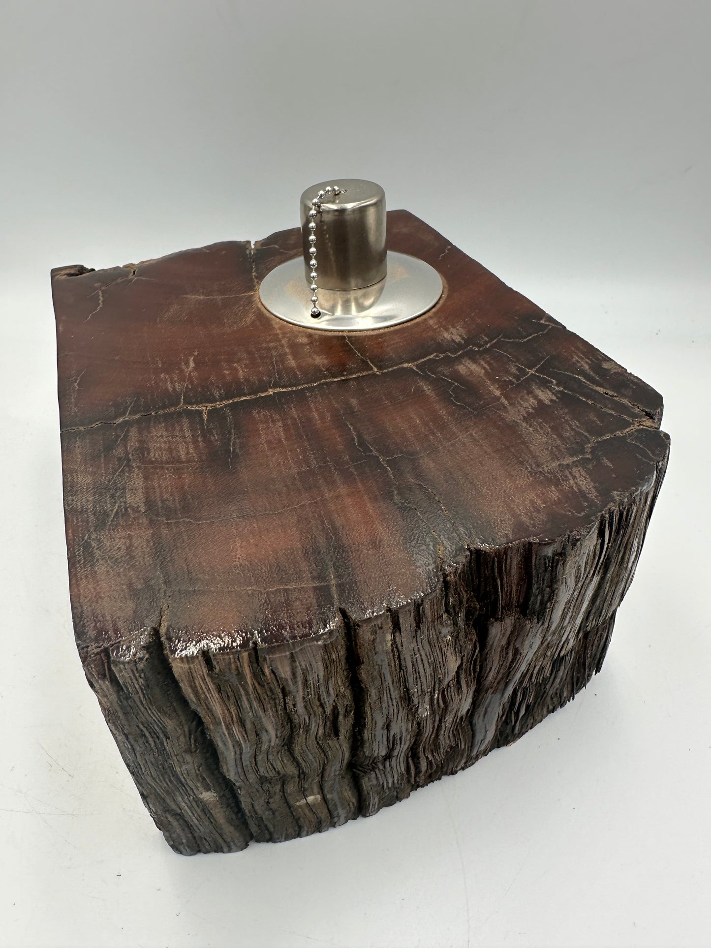 Recycled Wooden Oil Burner Large 98