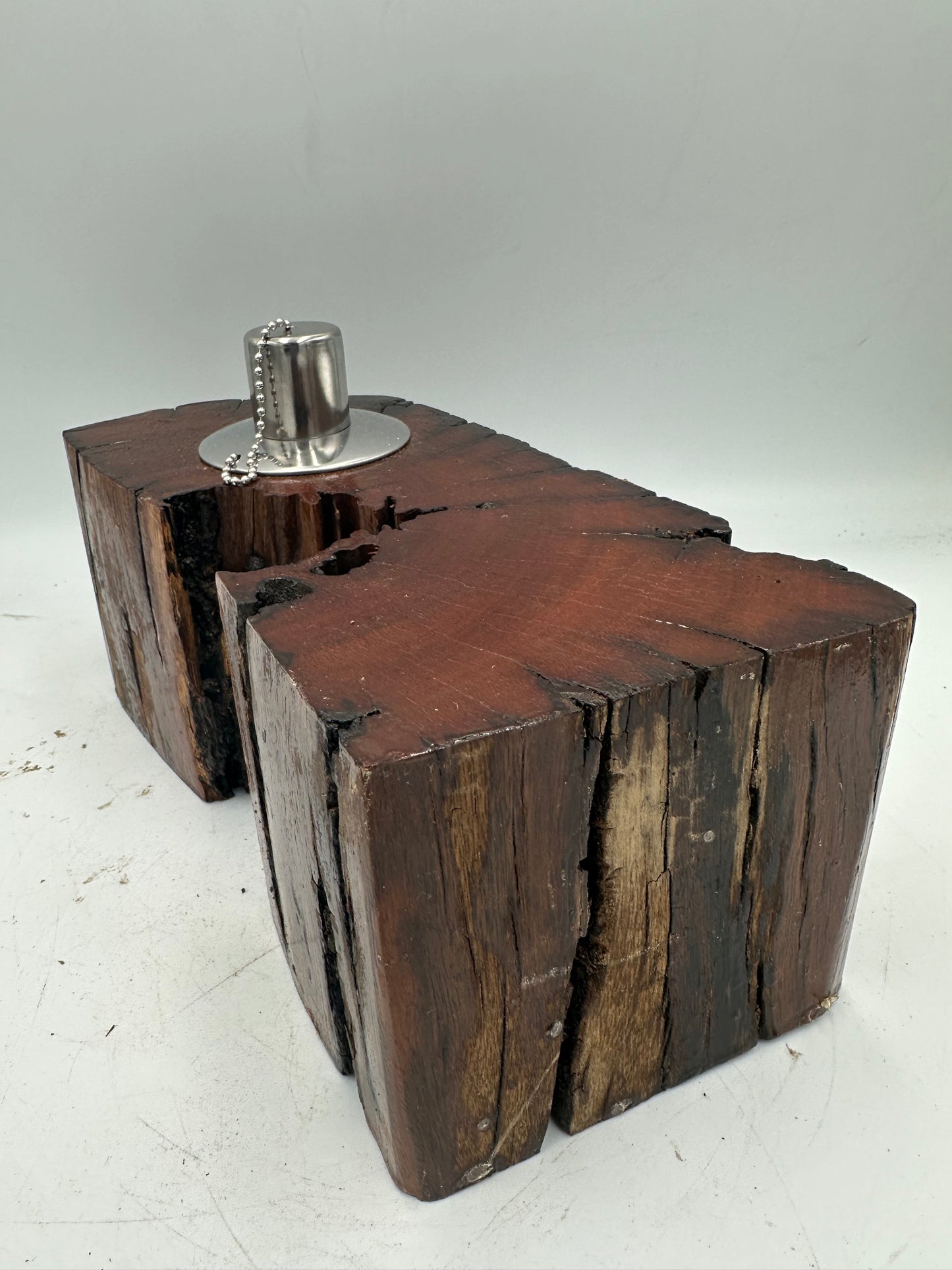 Recycled Wooden Oil Burner Large 99