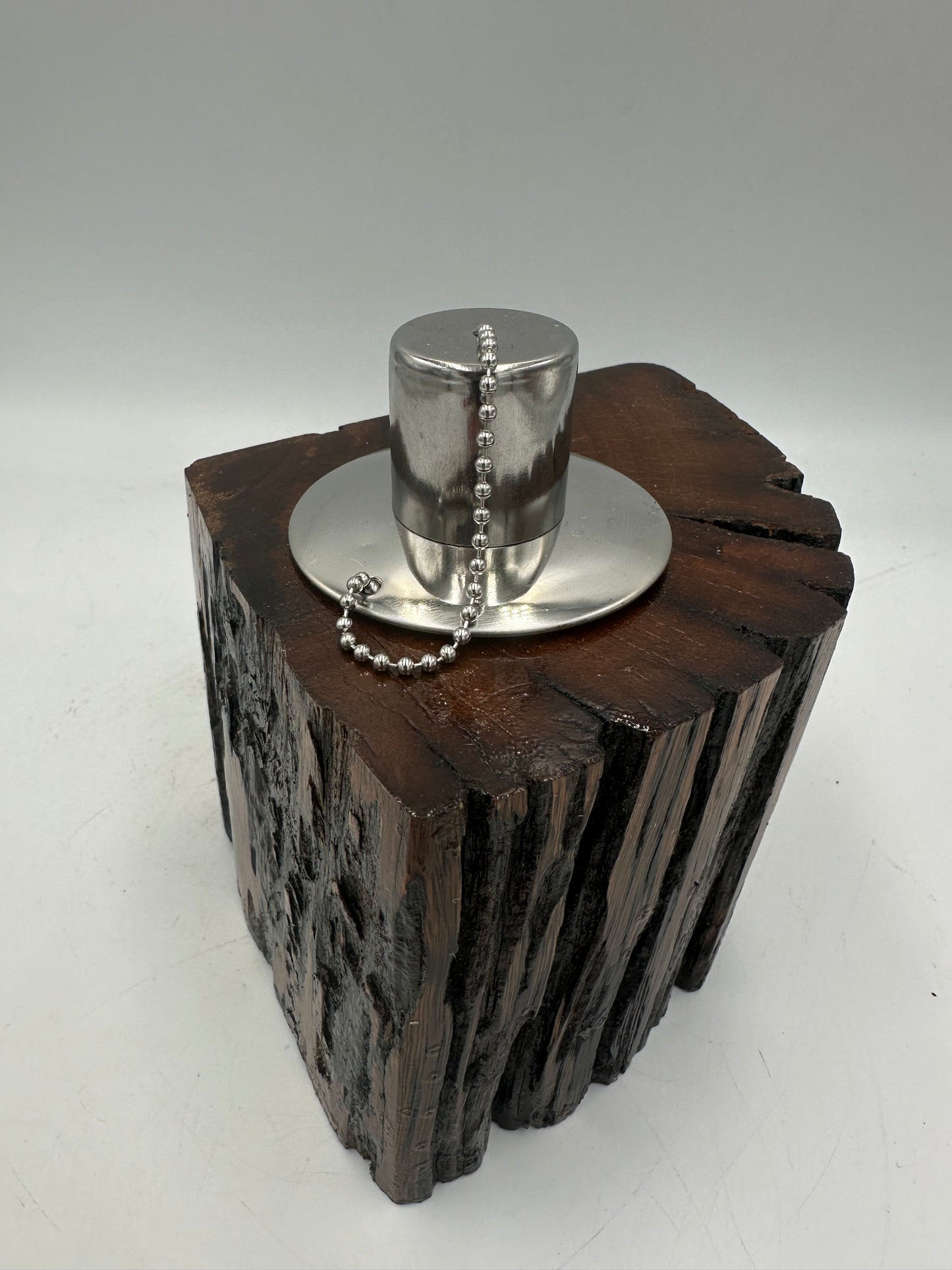 Recycled Wooden Oil Burner Small 106