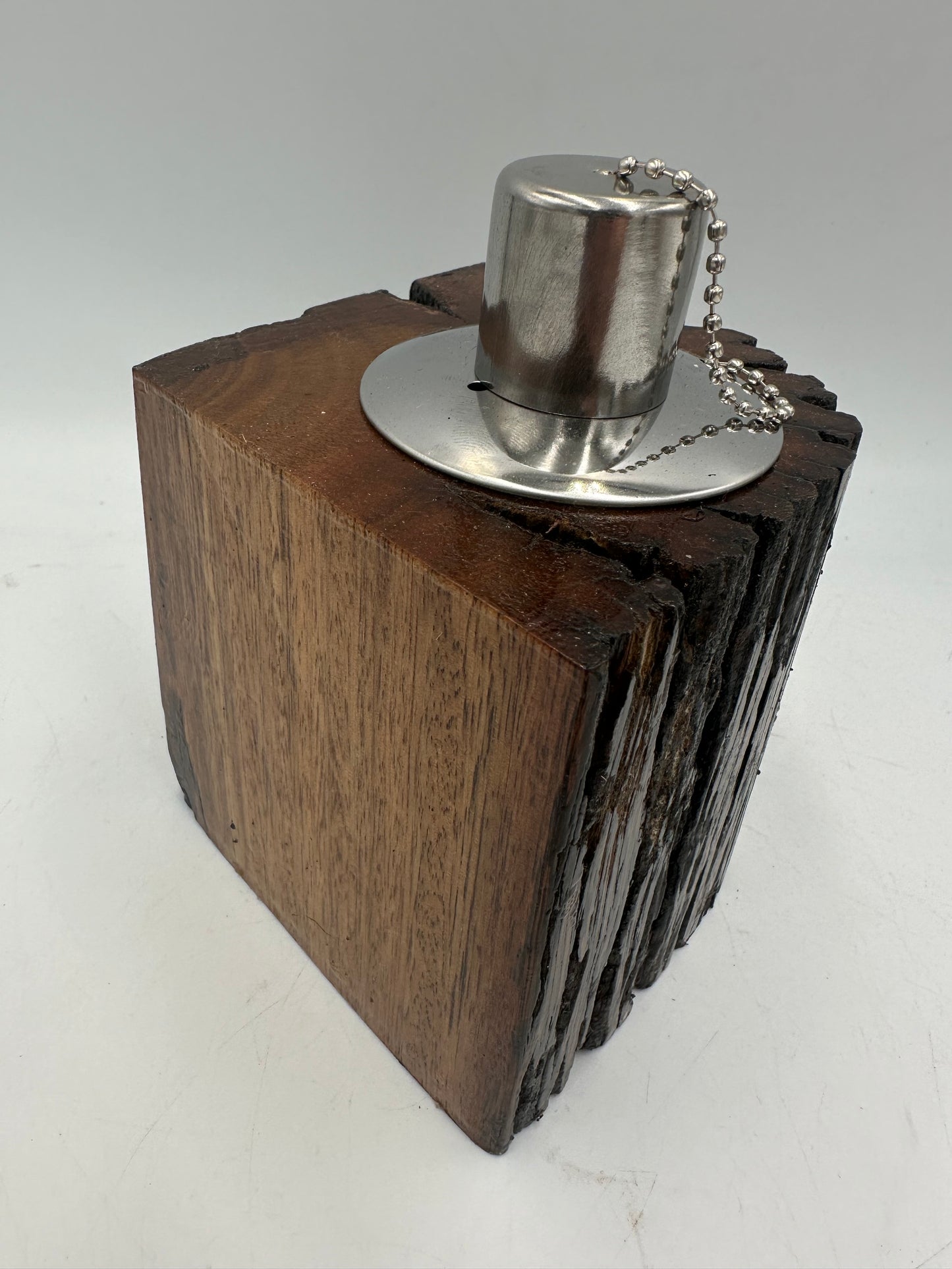 Recycled Wooden Oil Burner Small 107