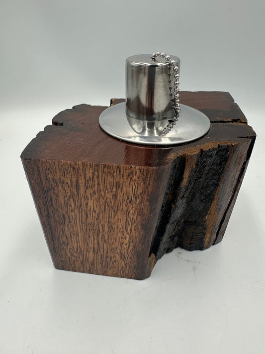 Recycled Wooden Oil Burner Small 82