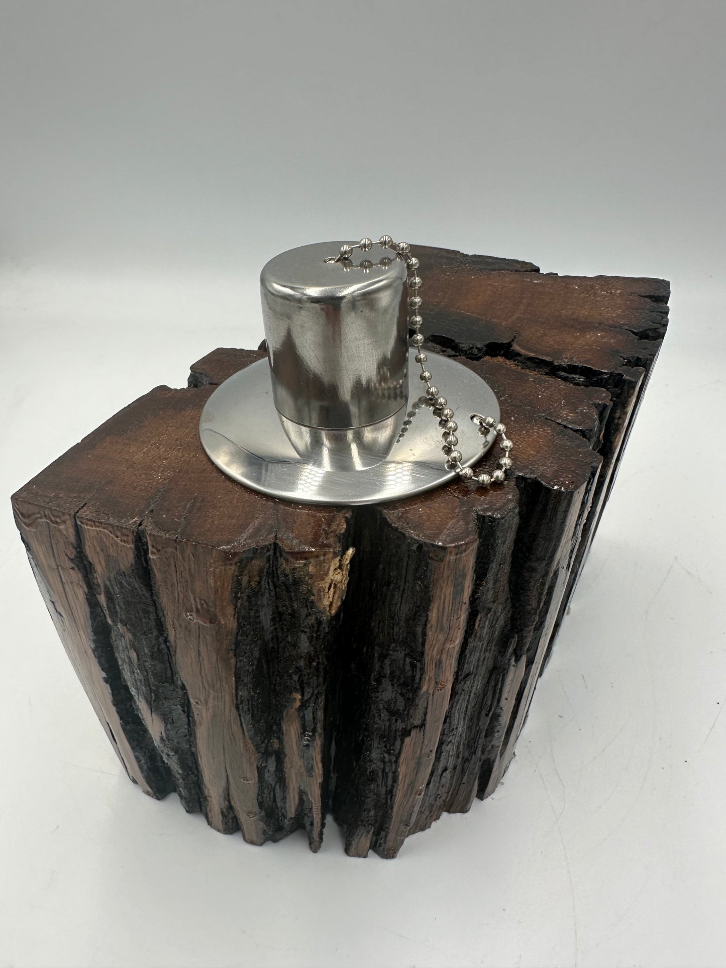 Recycled Wooden Oil Burner Large 97