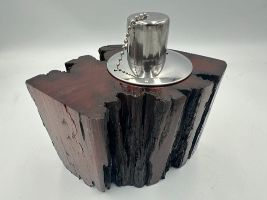 Recycled Wooden Oil Burner Small 90