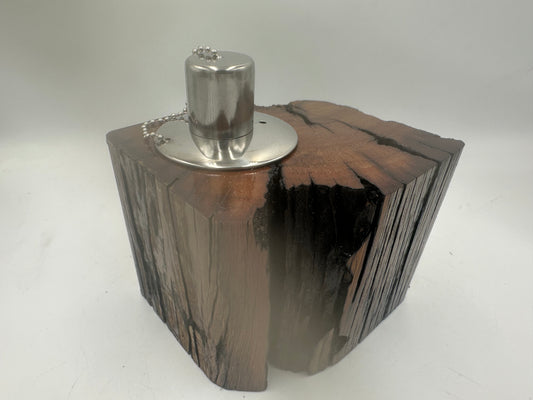 Recycled Wooden Oil Burner Small 64