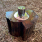 Recycled Wooden Oil Burner Small 104