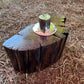 Recycled Wooden Oil Burner Large 94