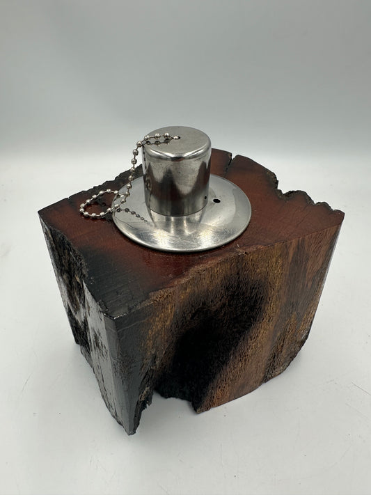 Recycled Wooden Oil Burner Small 85