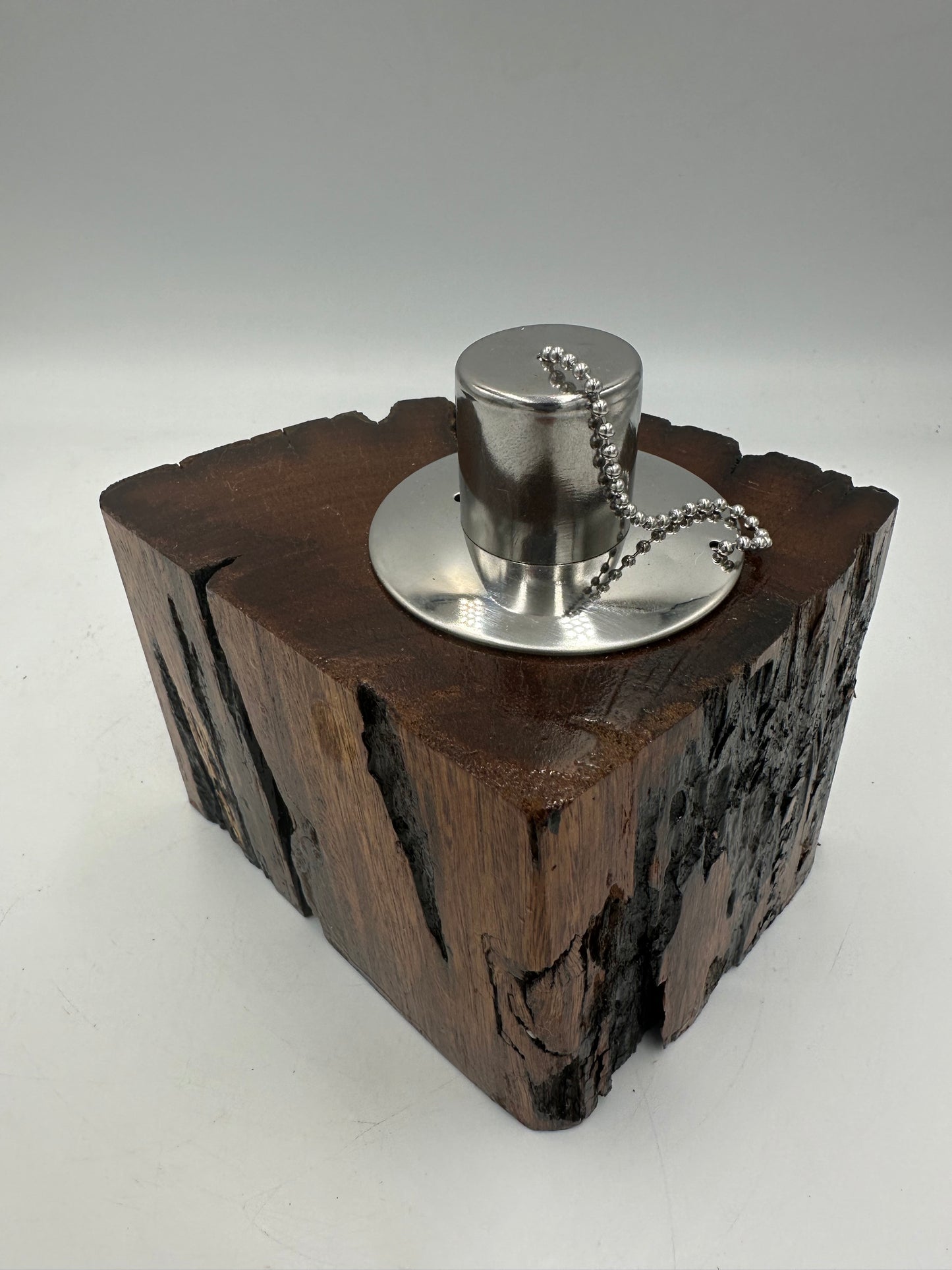 Recycled Wooden Oil Burner Small 106