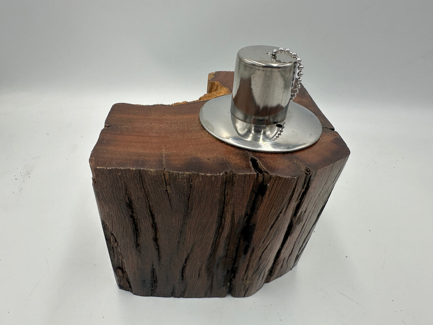 Recycled Wooden Oil Burner Small 59