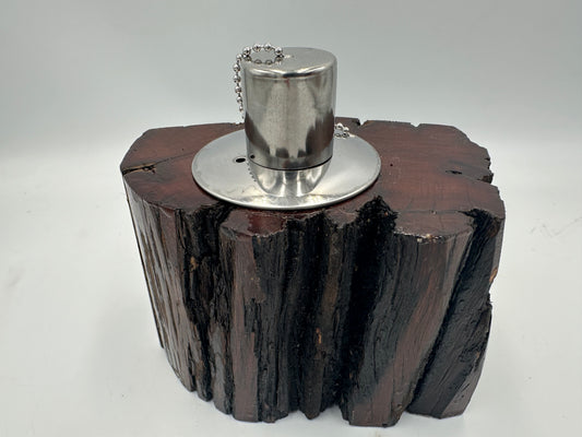 Recycled Wooden Oil Burner Small  80