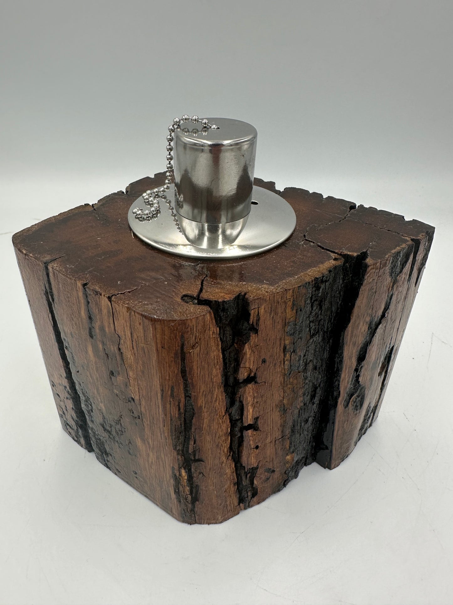 Recycled Wooden Oil Burner Small 110