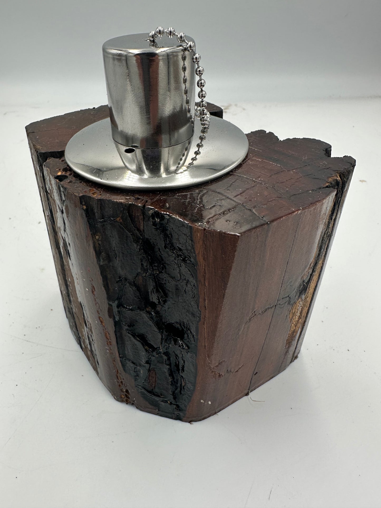 Recycled Wooden Oil Burner Small 63