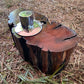 Recycled Wooden Oil Burner Large 40