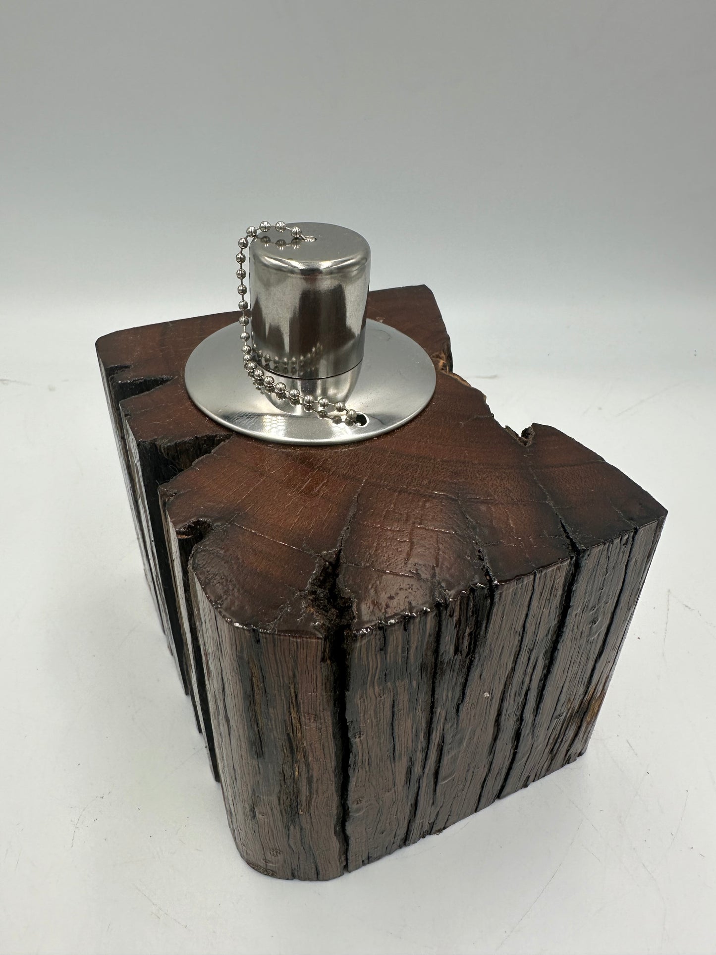 Recycled Wooden Oil Burner Small 109