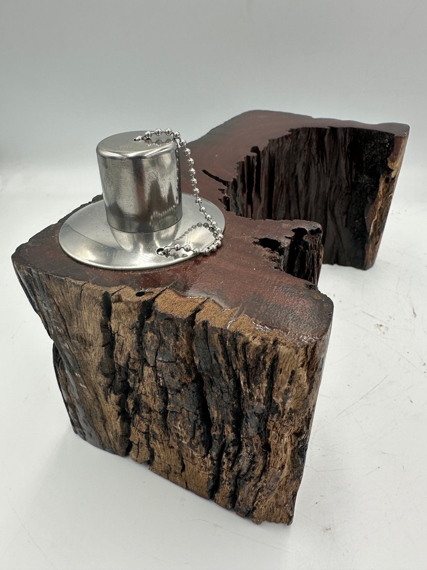 Recycled Wooden Oil Burner Large 12