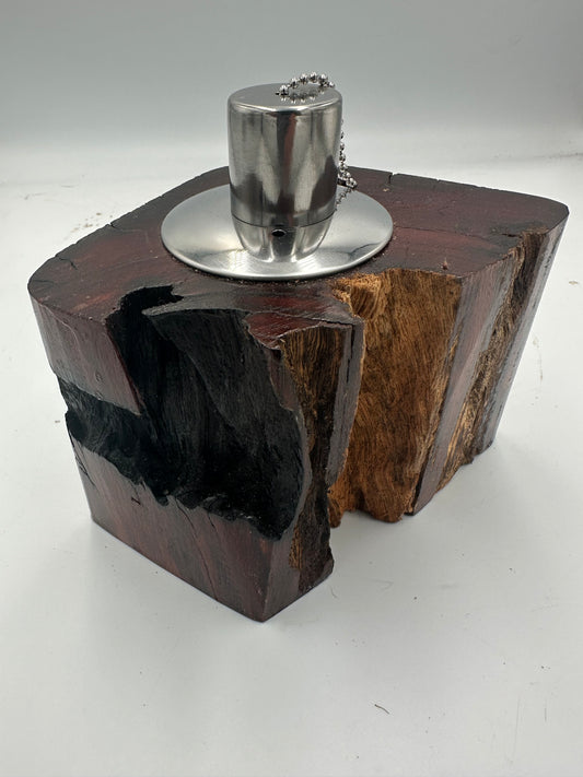 Recycled Wooden Oil Burner Small 89