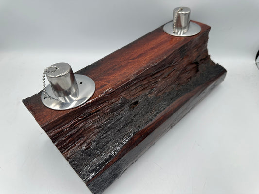 Log Recycled Wooden Oil Burner 75