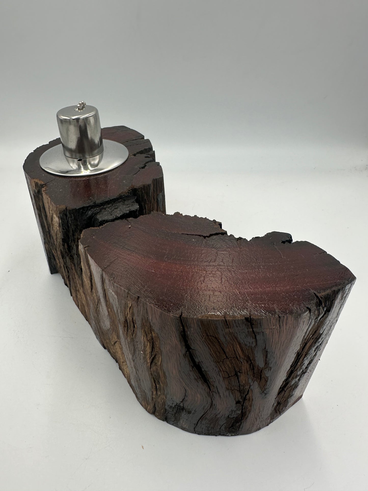 Recycled Wooden Oil Burner Large 14