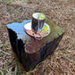 Recycled Wooden Oil Burner Small 105