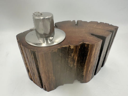 Recycled Wooden Oil Burner Large 70