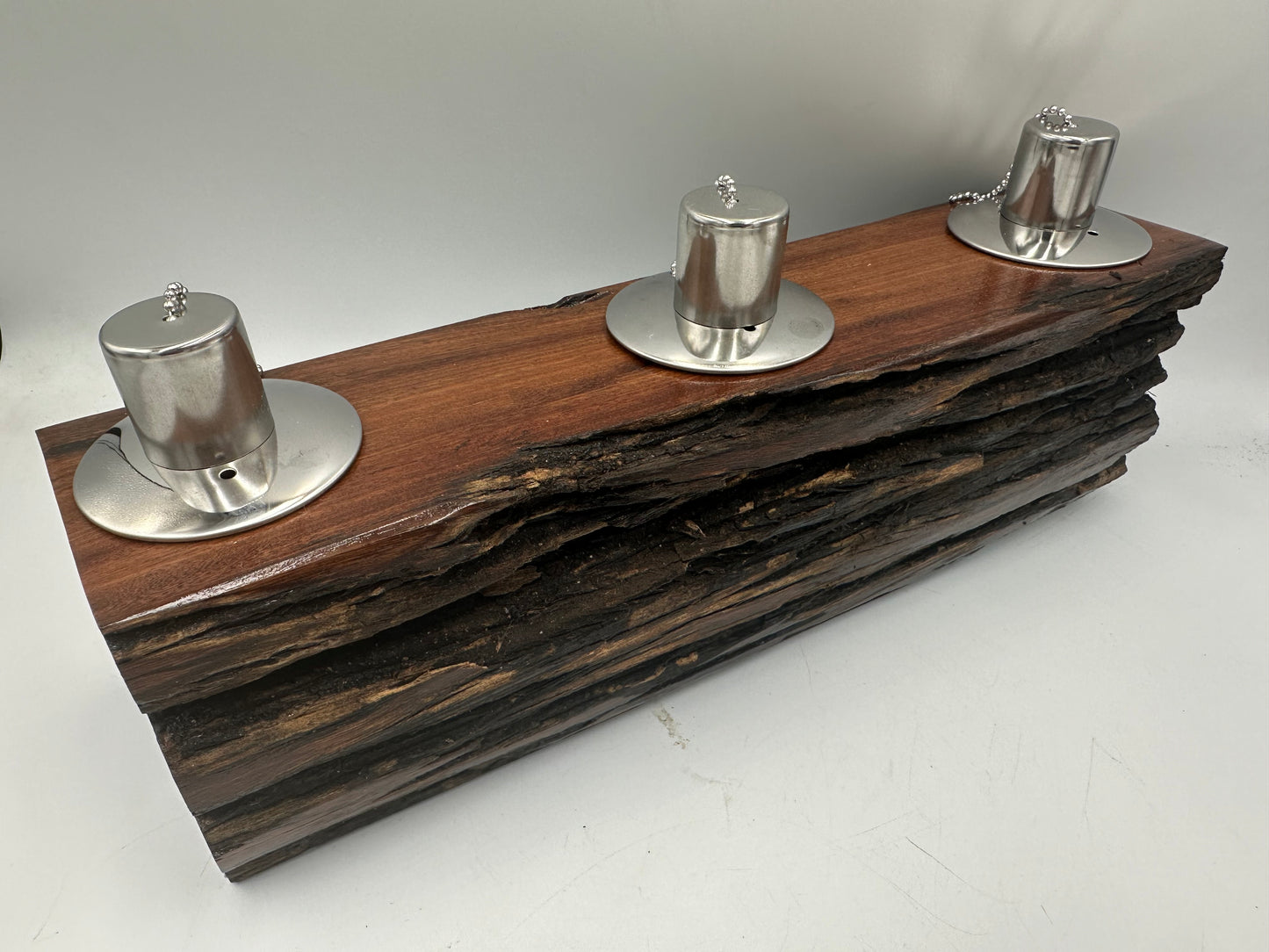 Log Recycled Wooden Oil Burner 39