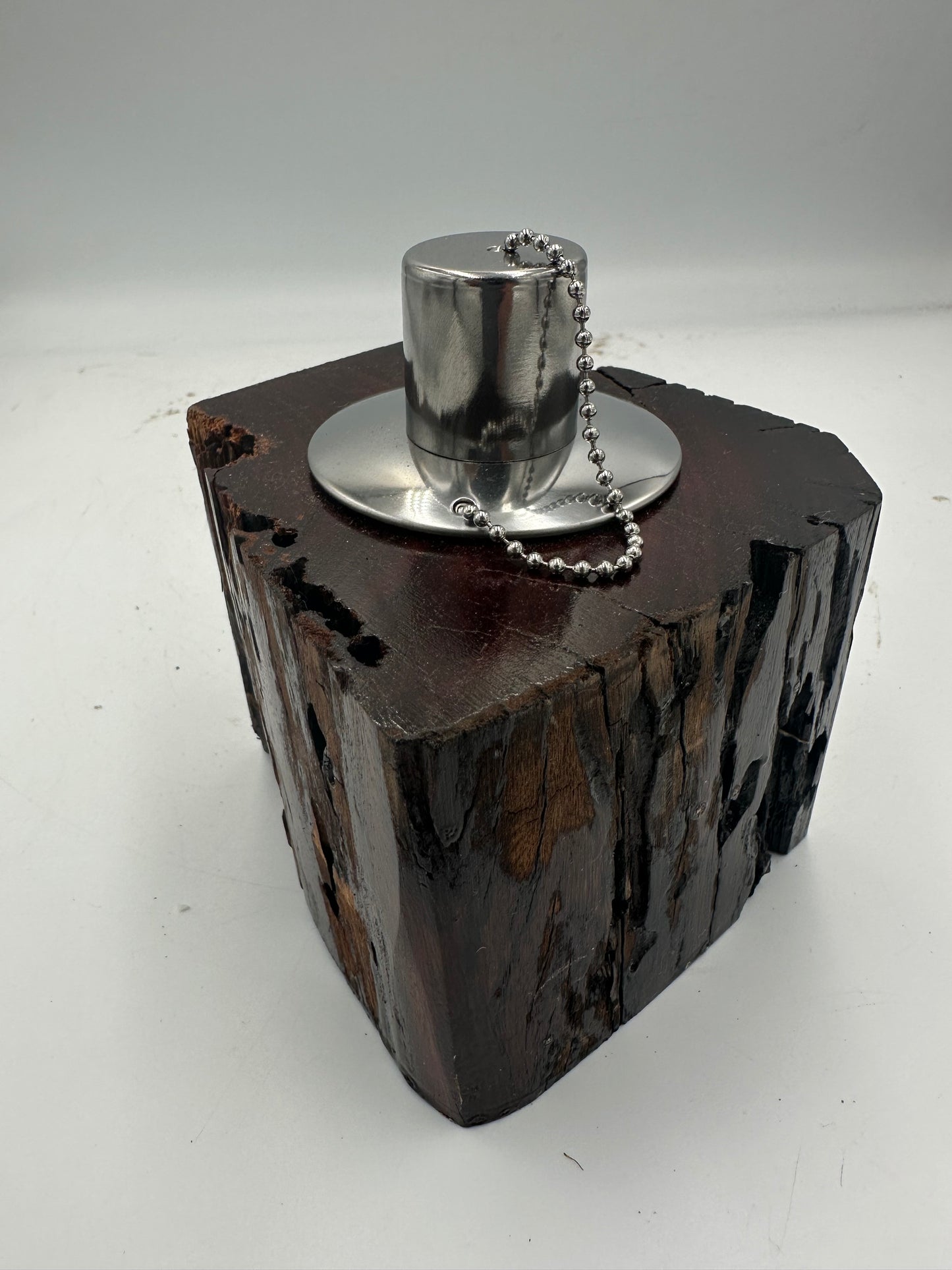 Recycled Wooden Oil Burner Small 90