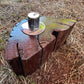 Recycled Wooden Oil Burner Large 98