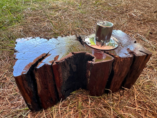 Recycled Wooden Oil Burner Large 36